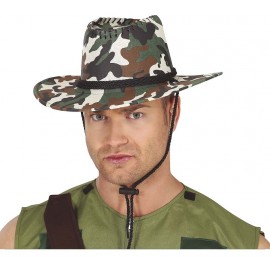 Sombrero Vaquero Marron Camuflaje
