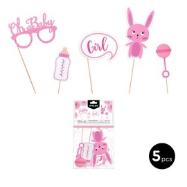 5 Accesorios Photocall Baby Shower Girl 5 Accesorios Photocall Baby Shower Girl