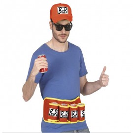 Conjunto Gorra Y Cinturon Para Cervezas