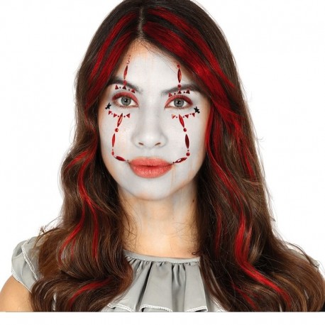 Joyas Faciales Adultohesivas Payaso