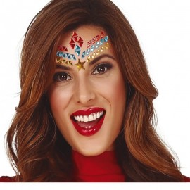 Joyas Faciales Adultohesivas Super Heroina