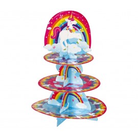 Stand para Cupcakes Unicornio 30 x 40 cm Stand para Cupcakes Unicornio 30 x 40 cm