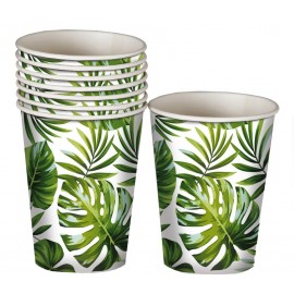6 Vasos Hojas 240 ml 6 Vasos Hojas 240 ml