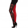 Pantys Roja Negra Arlequin Adulto