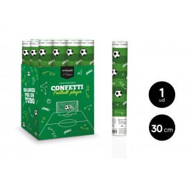 Cañón Confeti Fútbol 30 cm