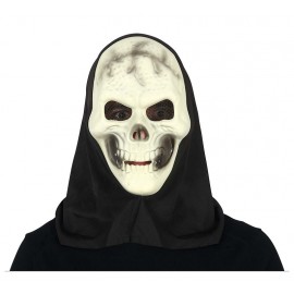 Máscara Calavera Con Capucha Pvc Máscara Calavera Con Capucha Pvc