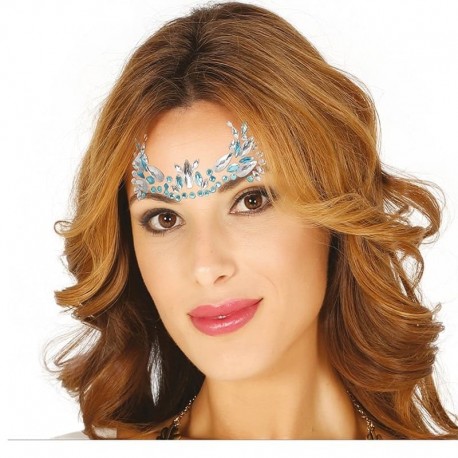 Joyas Faciales Adultohesivas Azuladas
