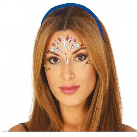 Joyas Faciales Adultohesivas Con Estrellas