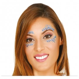 Joyas Faciales Adultohesivas Plata