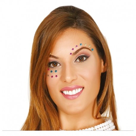 Joyas Faciales Adultohesivas Esrellas