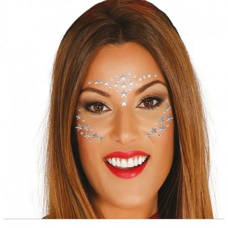 Joyas Faciales Adultohesivas Estrellas