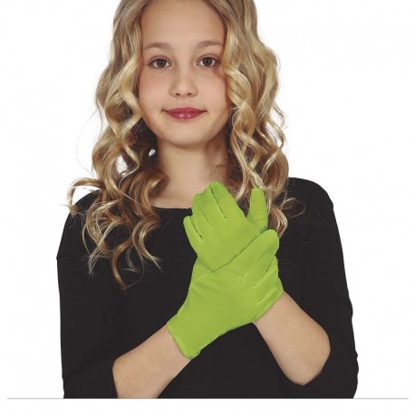 Guantes Verde Lima Infantiles 19 cm