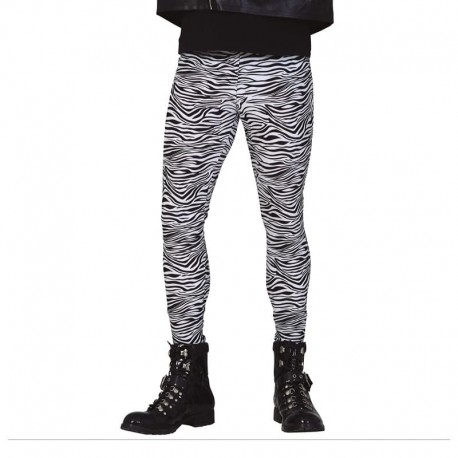 Pantalon Rock Estampado Cebra