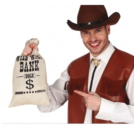 Bolsa Tela Dinero Cowboy 42X22 cm Bolsa Tela Dinero Cowboy 42X22 cm
