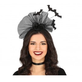 Diadema Murcielagos Con Velo