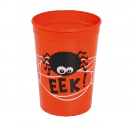 Vaso Halloween Naranja 11 cm