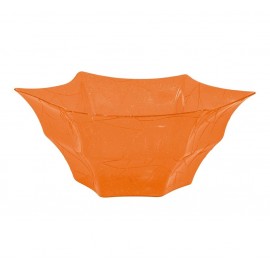 Bandeja Aperitivos Naranja 30X14 cm Plastico