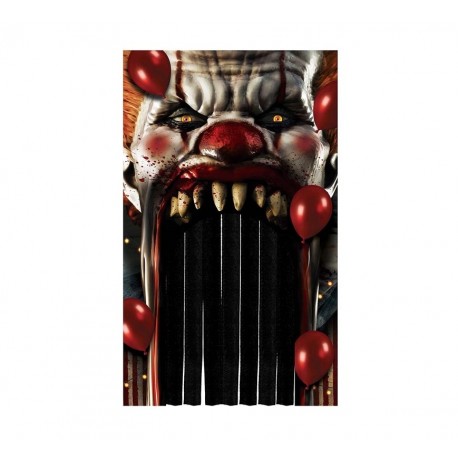Cortina Payaso Terror 145X240 cm