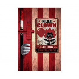 Cartel Killer Clown 24X36 cm