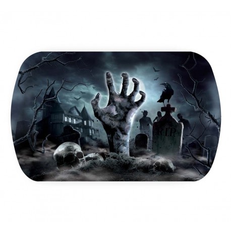 Bandeja Cementerio 39X24 cm Plastico