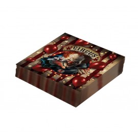 12 Servilletas Payaso 33X33 cm 12 Servilletas Payaso 33X33 cm