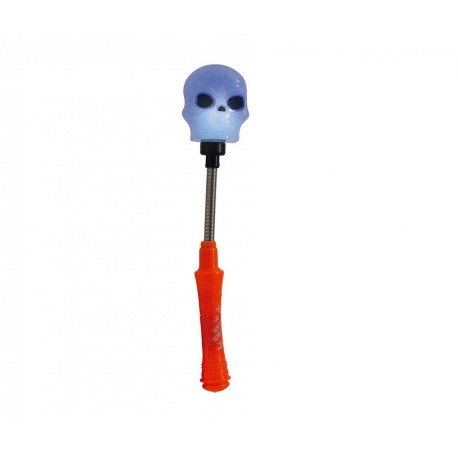 Varita Calavera Con Luz 24 cm
