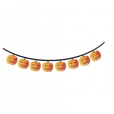 Guirnalda Calabazas 300 cm 16X16 cm