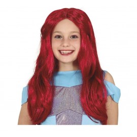 Peluca Melena Pelirroja Infantil Peluca Melena Pelirroja Infantil