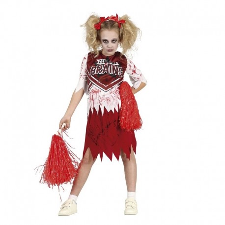 Disfraz de Zombie Cheerleader Infantil