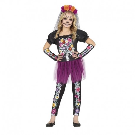 Disfraz de Flower Skeleton Infantil