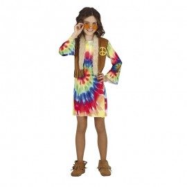 Disfraz de Hippie Peace Niña Disfraz de Hippie Peace Niña