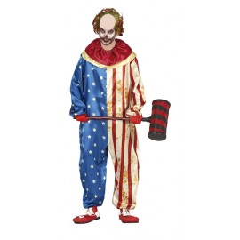 Disfraz de Patriot Clown Adulto