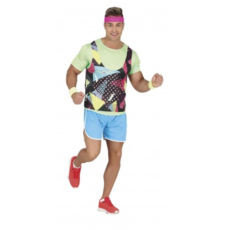 Disfraz de 80S Gymnast Adulto