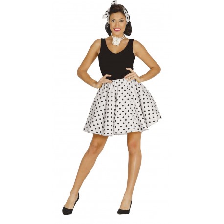 Disfraz de Set Pin Up Blanco Adulta