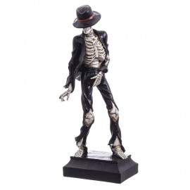 Esqueleto Michael Jackson Poliresina 13 X 10 X 32 Cm