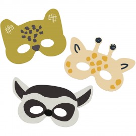 6 Máscaras Animales del Zoo 6 Máscaras Animales del Zoo