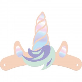 6 Diademas Unicornio de Papel 6 Diademas Unicornio de Papel