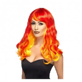 Peluca Roja Fuego