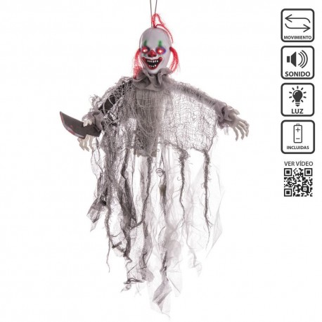 Payaso Cuchillo Luz Y Movimiento 45 X 8 X 60 Cm