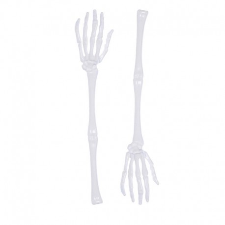 Cubiertos Ensalada Esqueleto 35 cm