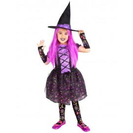Disfraz Bruja Moonlight Purple Infantil Disfraz Bruja Moonlight Purple Infantil