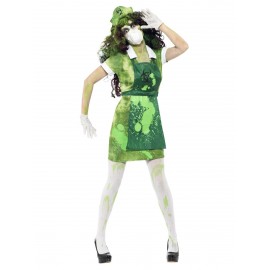Disfraz Femenino Biológico Verde