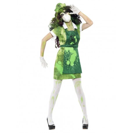 Disfraz Femenino Biológico Verde