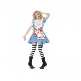 Disfraz De Malicia Zombie Azul