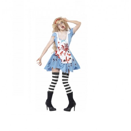 Disfraz De Malicia Zombie Azul