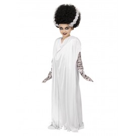 Disfraz Monstruos Universal Bride Of Frankenstein Niña Disfraz Monstruos Universal Bride Of Frankenstein Niña