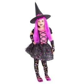 Disfraz Bruja Moonlight Pink Infantil Disfraz Bruja Moonlight Pink Infantil