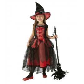 Disfraz Bruja Chic Roja Infantil Disfraz Bruja Chic Roja Infantil