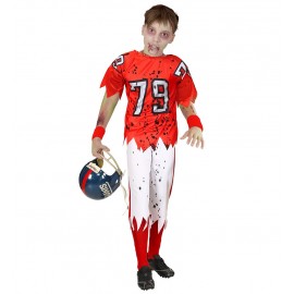 Disfraz De Jugador De Fútbol Americano Zombie Infantil