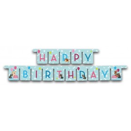Guirnalda Perros Happy Birthday